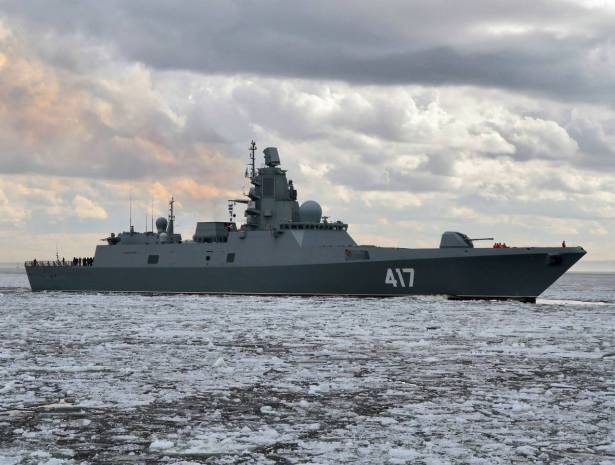 Фрегат «Адмирал Горшков» вышел в море для продолжения испытаний
