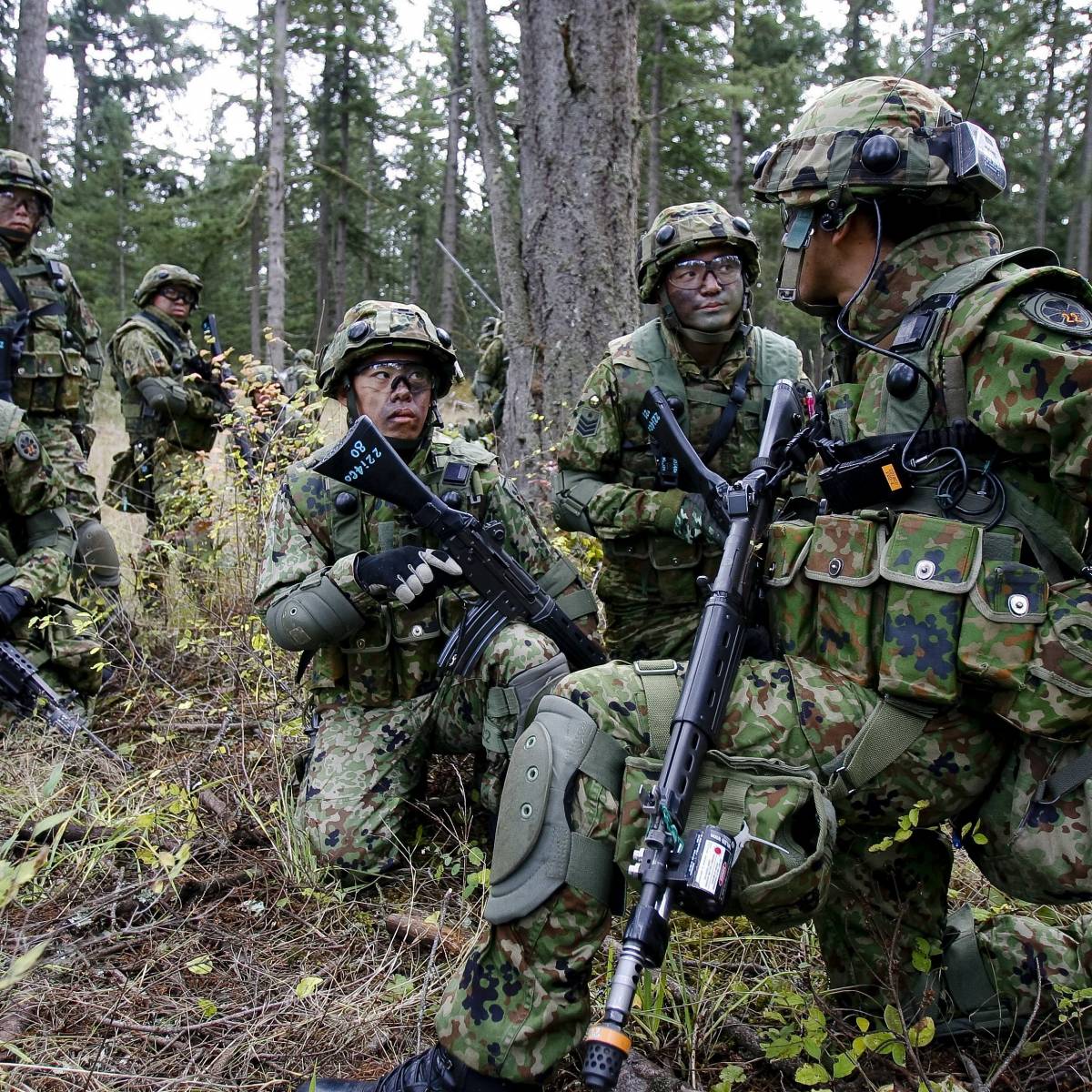Японские военные готовятся к десантным операциям