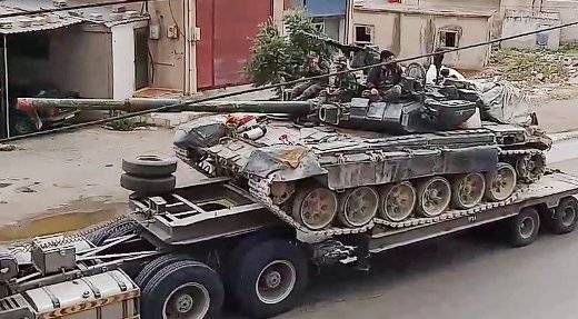 Сирия: русские легендарные Т-90 пробивают любую оборону