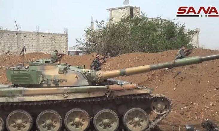 В Сирии засветился очень взрывоопасный Т-72 "Урал"