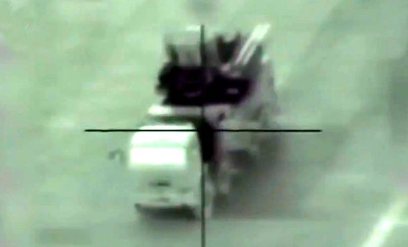Израиль опубликовал видео уничтожения ЗРК «Панцирь» в Сирии