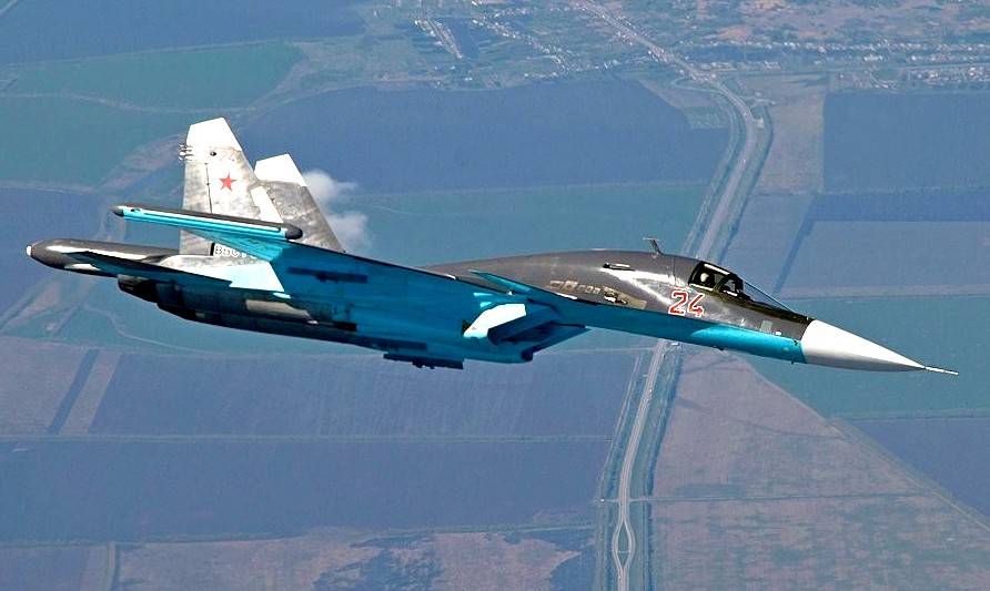 Российские бомбардировщики Су-34 перехвачены ВВС Израиля над Ливаном