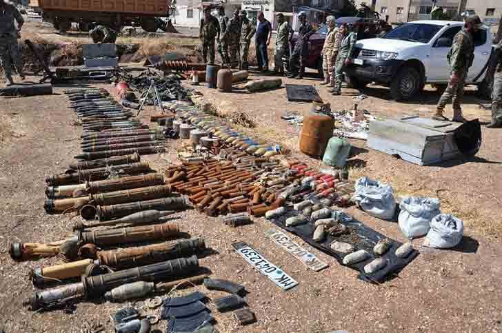 Оружейная добыча: САА нашла "сюрпризы" боевиков в Хаме