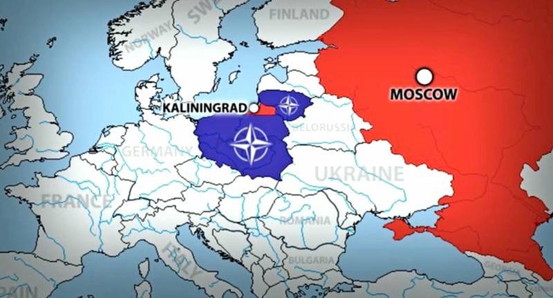 Калининград резко покраснел на картах НАТО