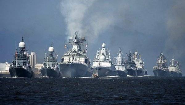 ВМФ России оказал футболу боевую поддержку
