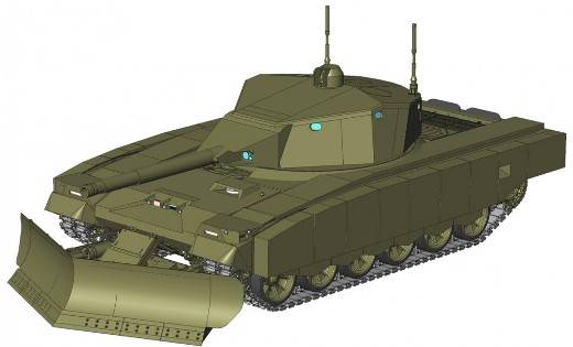 Первые изображения уникальных роботов - "штурмового танка" и БМПТ