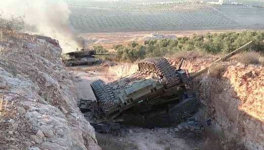 В Сирии "танковый спецназ" потерял сразу два сверхзащищенных Т-72