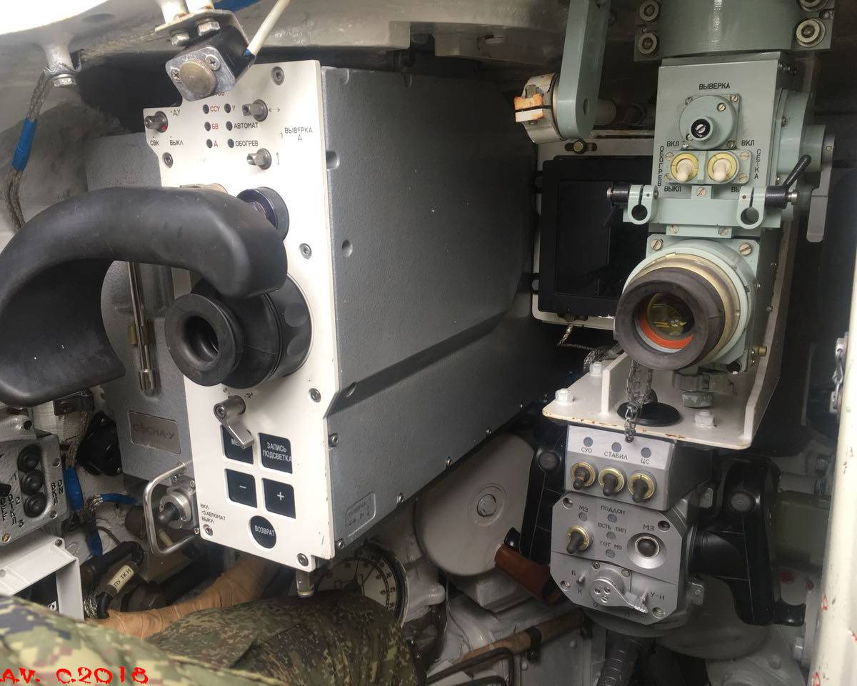 Система управления огнем танка Т-80БВМ - фотообзор