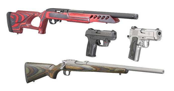 Компания Ruger представила новые модификации винтовок и пистолетов