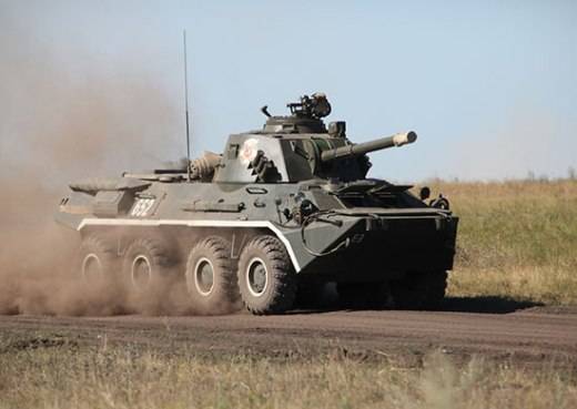 "Колесные танки" 2С23 " Нона-СВК" переброшены на полигон 41-й армии ЦВО