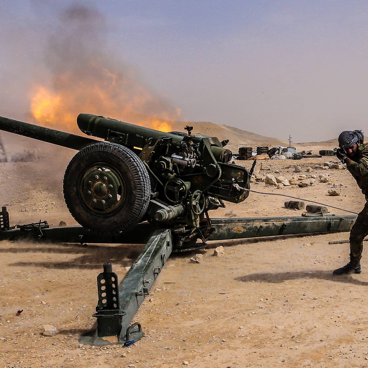 Сирийские войска наступают на позиции террористов на юго-западе страны