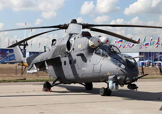 "Сирийский крокодил": вертолет Ми-35М покажут на "Армии-2018"