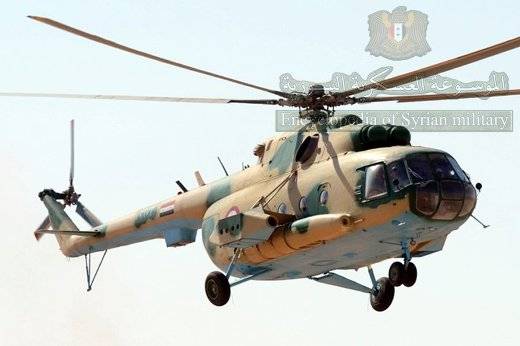 Секретные сирийские вертолеты могут "выжигать электронику" противника