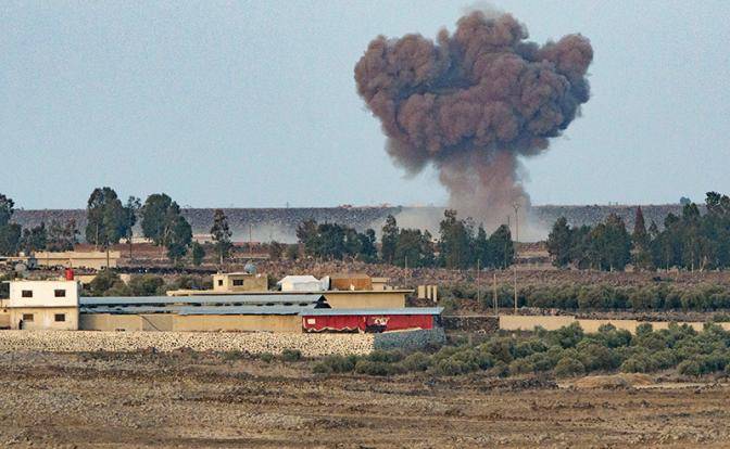 Израиль сбивает сирийские самолеты, целясь по России