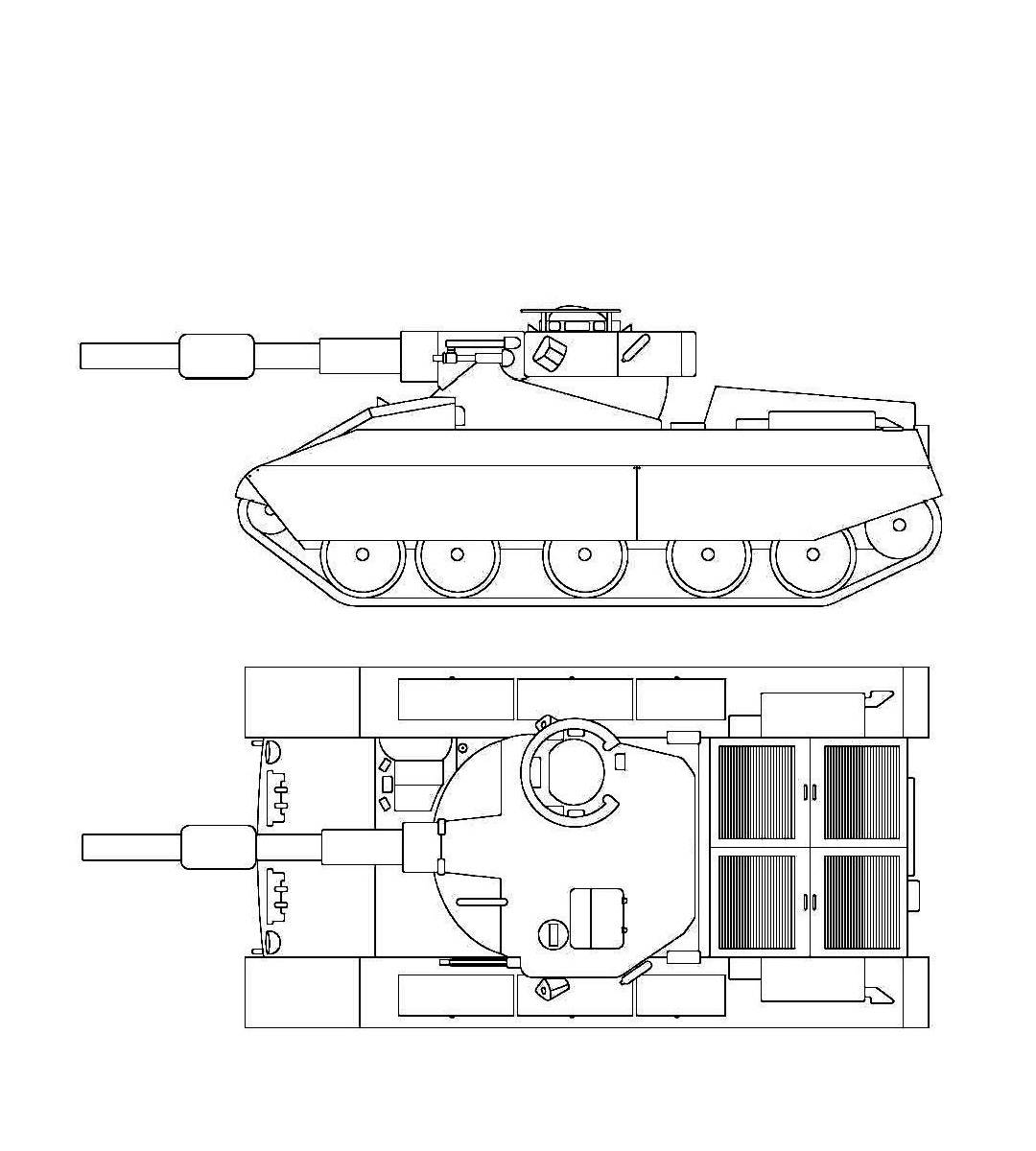 Проект быстроходного танка CALIBAN. Великобритания