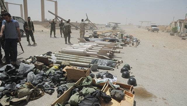 Сирийская развязка: САА изымает в тылу боевиков склады оружия и боеприпасы