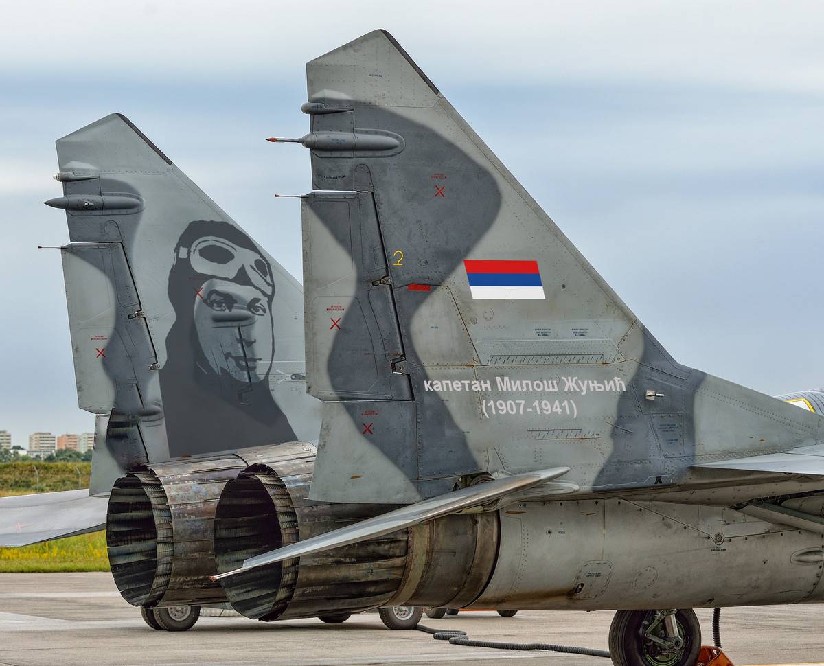 Сербские МИГ-29 получат имена героев, которые погибли в боях против НАТО