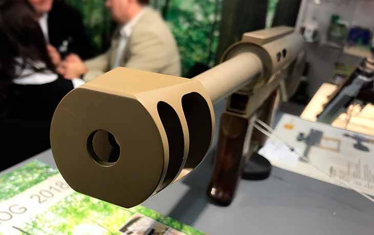 В Германии создали пистолет под крупнокалиберный патрон 12,7x99 мм