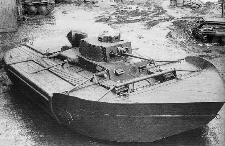 Как немцы танки плавать учили. Schwimmpanzer 38(t)