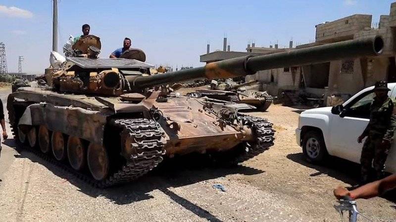 Т-72 на солнечных батареях замечен в Сирии