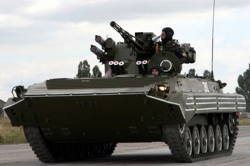 Украинская БМП-1У на войне в Южной Осетии