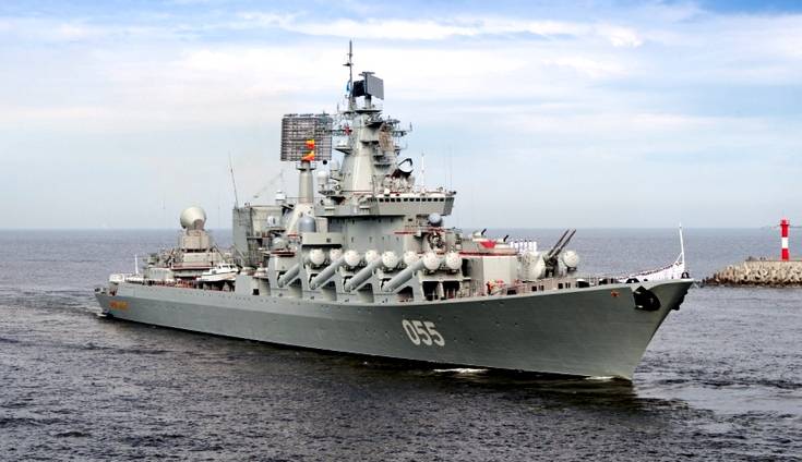 Ракетный крейсер «Маршал Устинов» заблокировал базу Британии возле Сирии