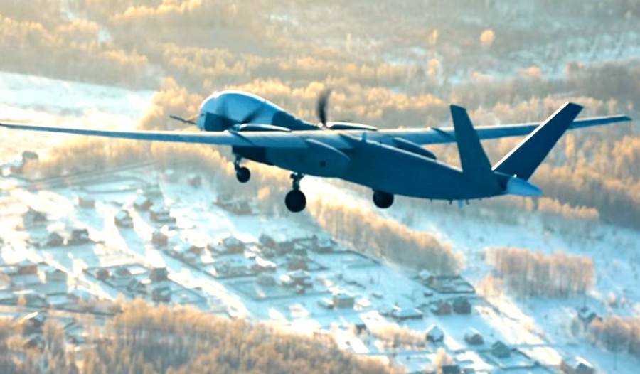 «Альтаир» в воздухе: полет новейшего тяжелого БПЛА попал на видео