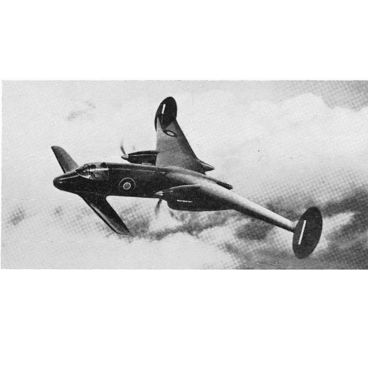 Проект высотного скоростного бомбардировщика Miles M.39 Libellula