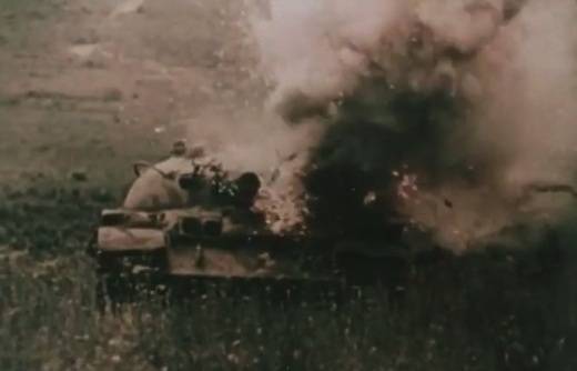 Реальные боевые танки были сожжены на маневрах "Восток-2018"