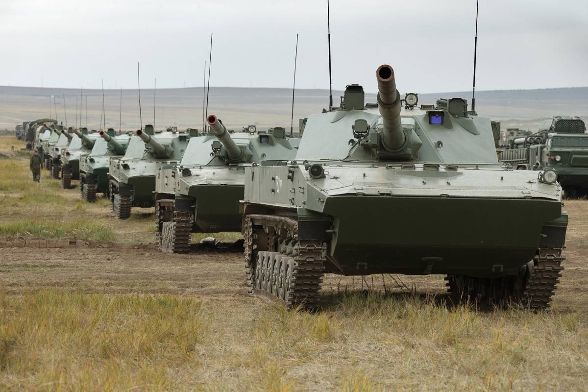 Убийцы танков "Спрут-СД" приняли участие в учениях "Восток-2018"