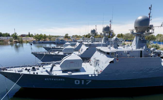 США пытались «запереть» Каспийскую флотилию в Астрахани