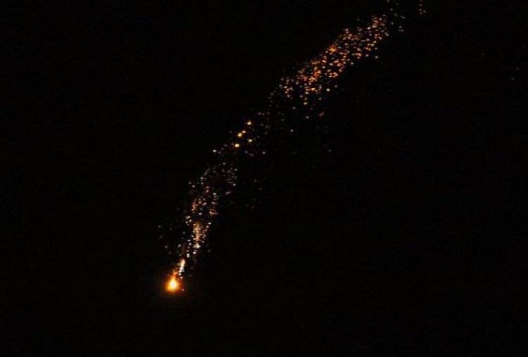 Перехват израильских ракет сирийскими ПВО над Дамаском попал в кадр