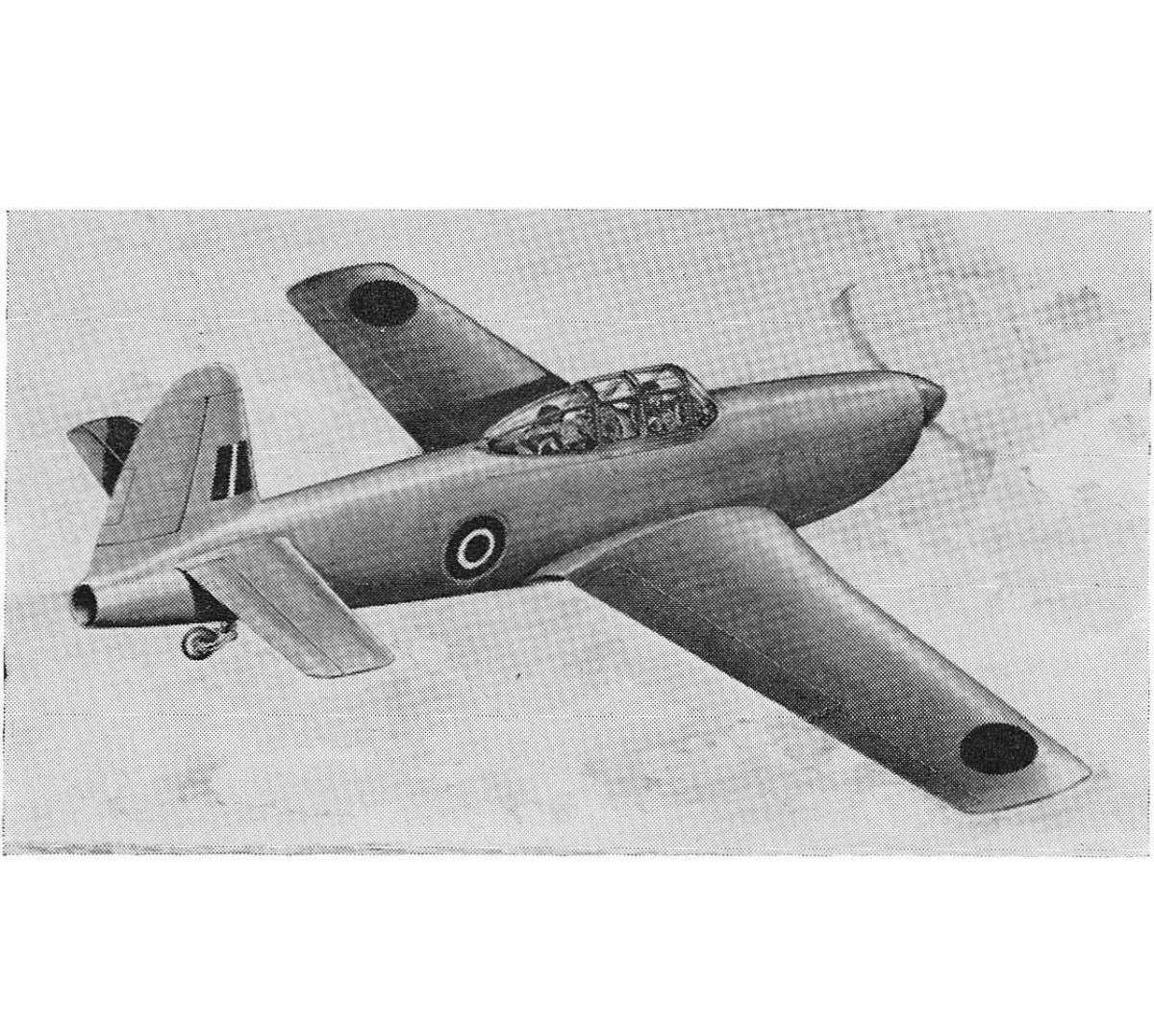 Проект экспериментального самолета Miles M.46. Великобритания