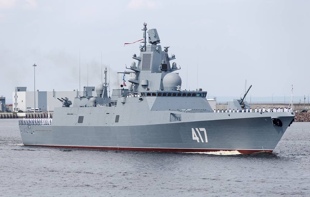 "Адмирал Горшков" впервые вышел в море для отработки боевых задач