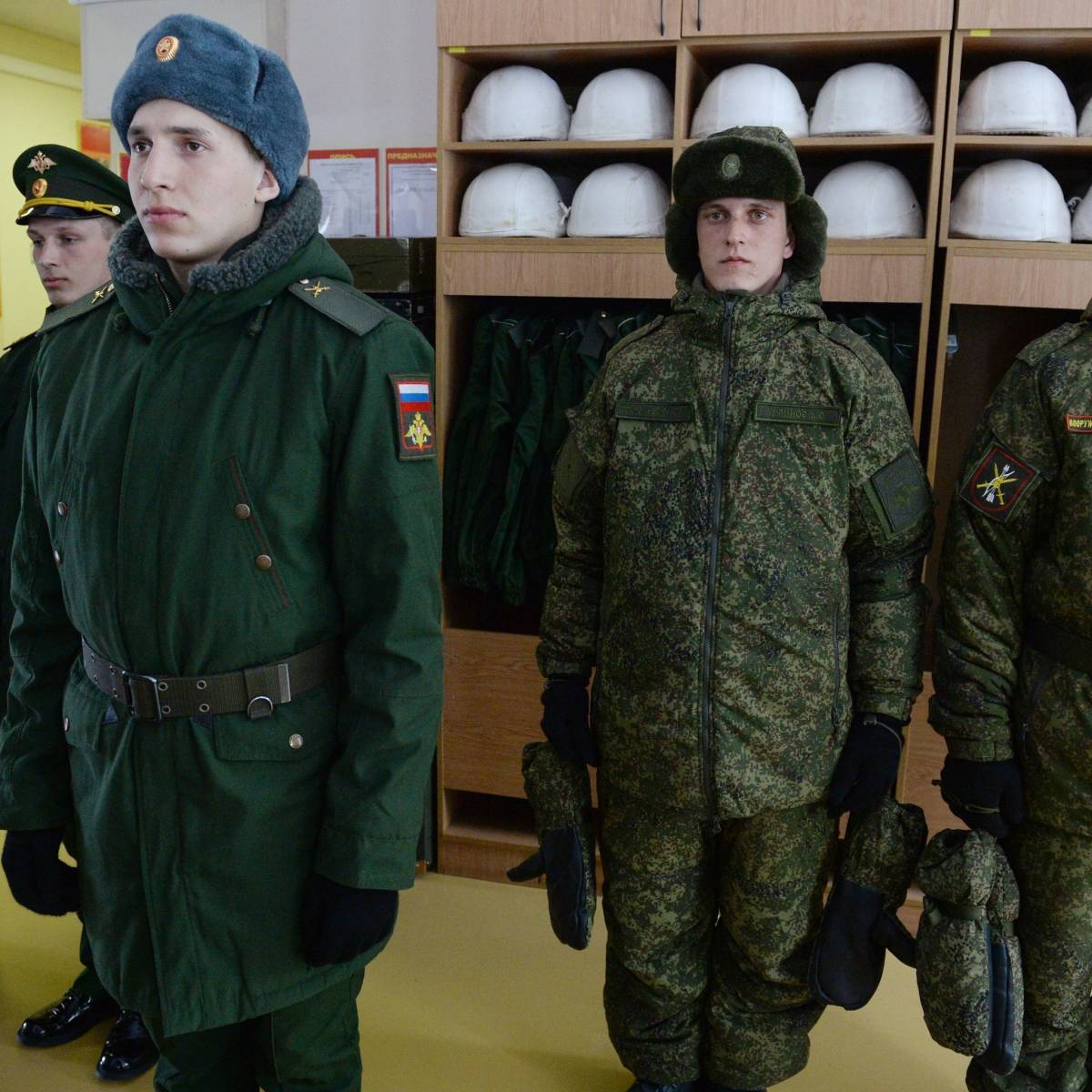Зимняя форма солдата Российской армии