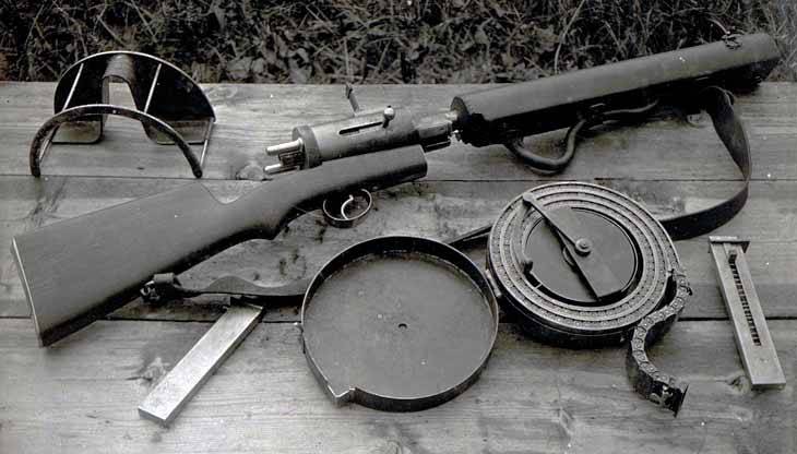 Пистолет-пулемет с водяным охлаждением Standschutzen Hellriegel M1915