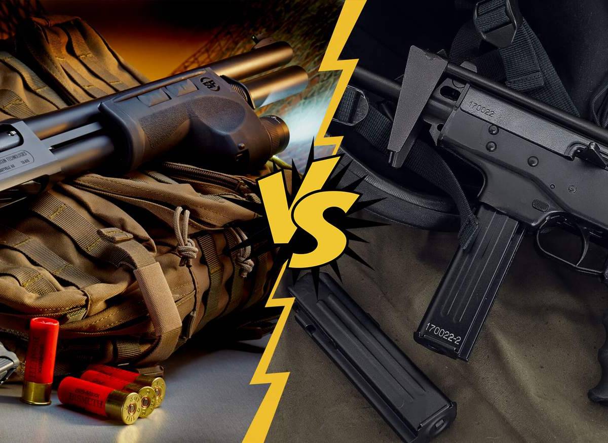 Дробовик vs. пистолет-пулемёт: залп или очередь?