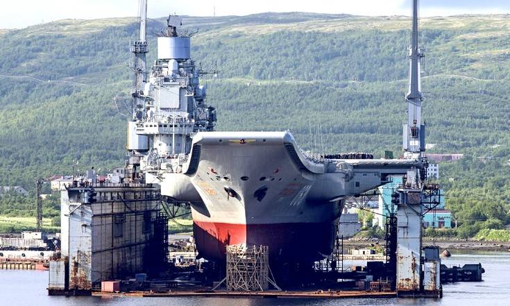 Затонувший плавдок «Адмирала Кузнецова» могут оставить на дне