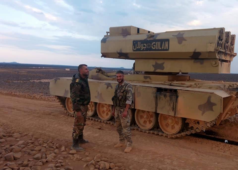 Сирийский монстр: сверхмощная РСЗО Golan-1000 переброшена на фронт