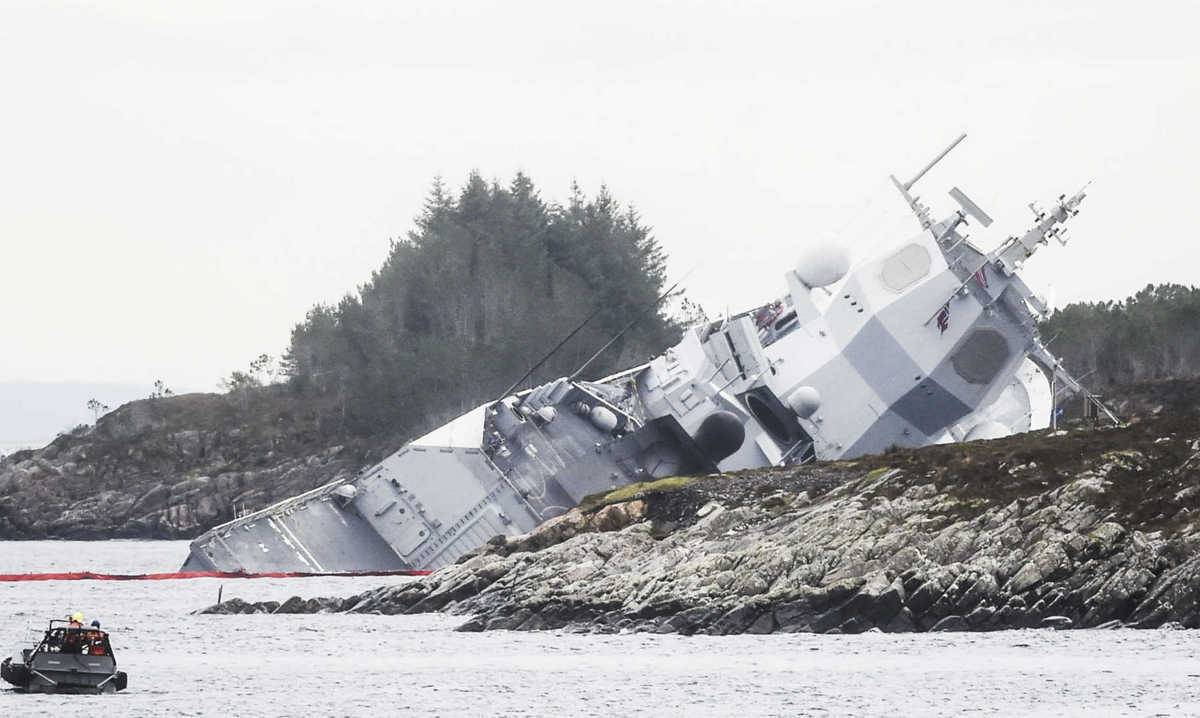 Почему норвежский фрегат выбросился на берег: хронология происшествия