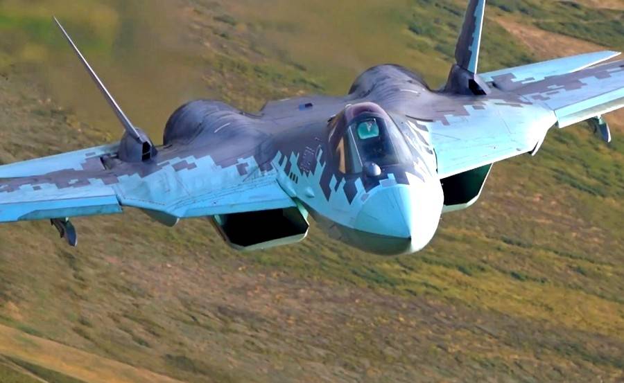 Проверку Су-57 на невидимость показали на видео