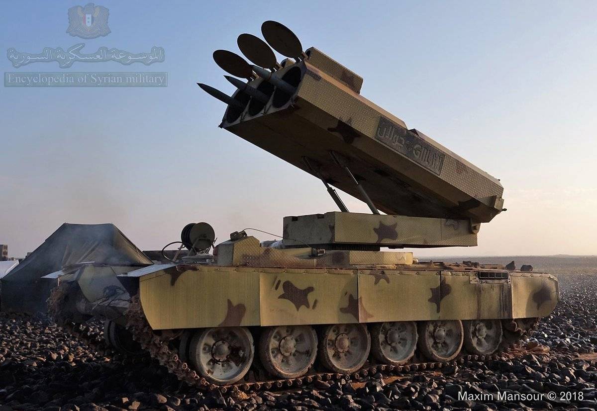 Адская мощь сирийского "Штурмтигра"- Golan-1000: досталось и самой РСЗО