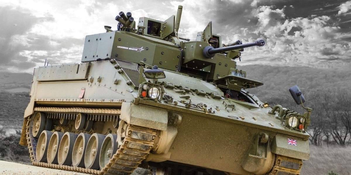 Британцы испытали боевую машину пехоты «Уорриор 2» в беспилотном режиме