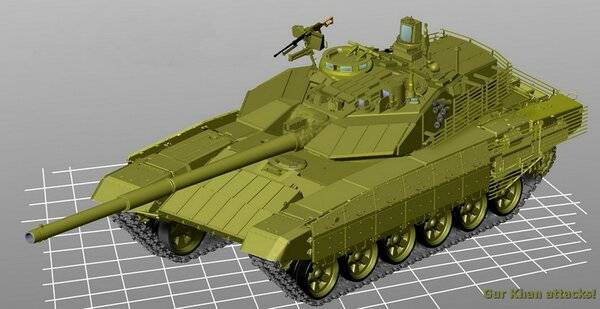Особенности установки пушки повышенного могущества 2А82 на Т-72 и Т-90
