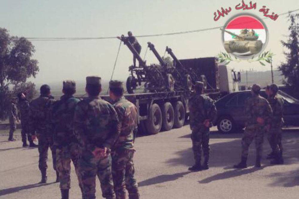 Мощные 160-мм минометы перебросили к линии фронта в провинции Хама