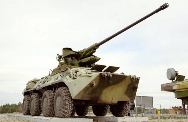 Украинский шушпанцер: из БТР-80 мог выйти колесный танк с пушкой С-60