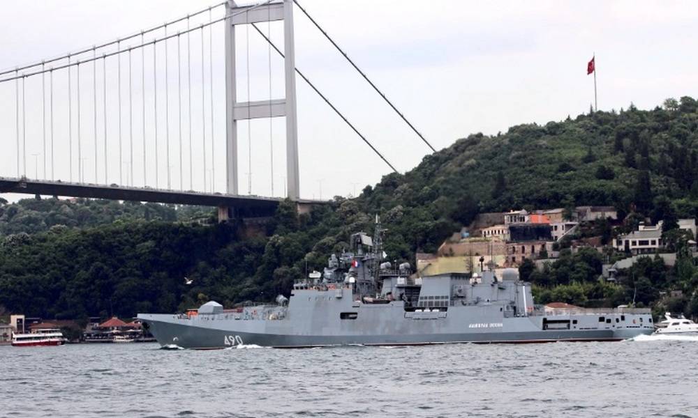 Фрегаты ВМФ РФ проконтролировали выход «Дональда Кука» из Черного моря