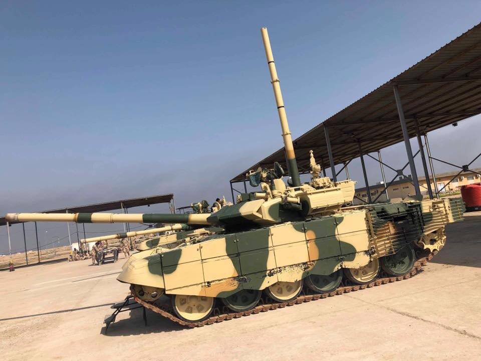 Новейшие иракские Т-90С испытали оборудование для подводного вождения