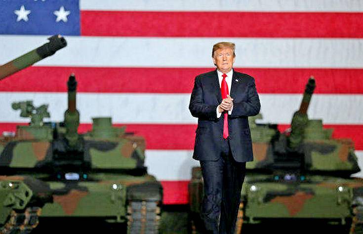 Трамп сравнил американские танки с российскими