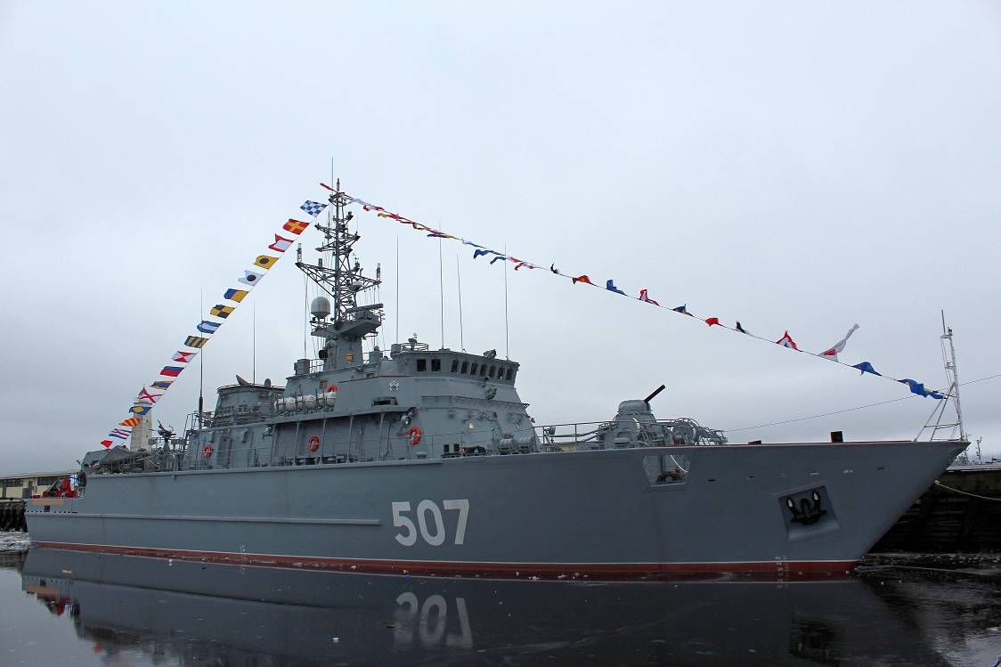 Проект 12700: противоминный корабль «Владимир Емельянов» выведен из цеха